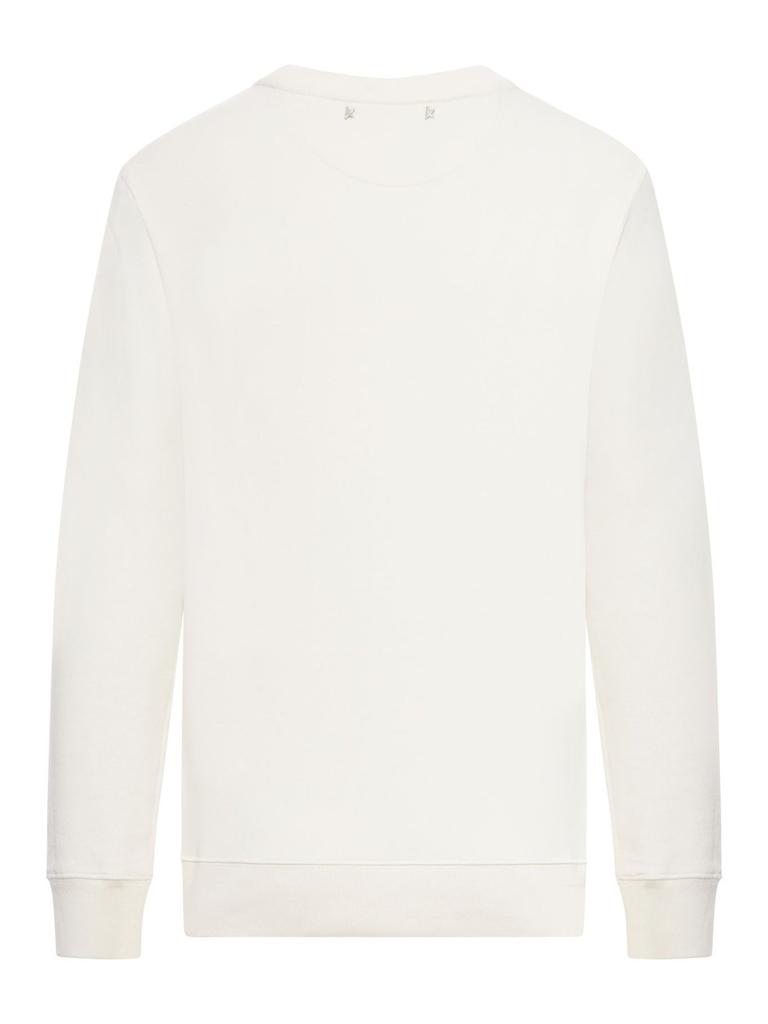 Shop Golden Goose Deluxe Brand Embroidered Crewneck Sweatshirt on