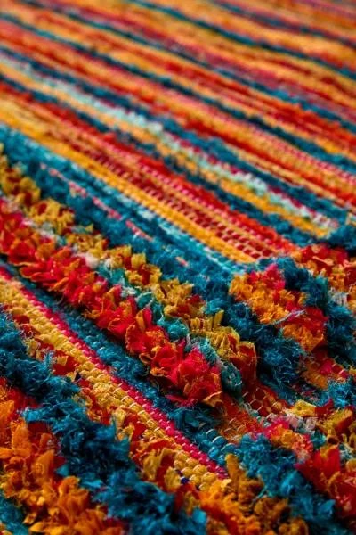 Urban Renewal ReMADE By UO Remnants Clipped Sari Rug 3