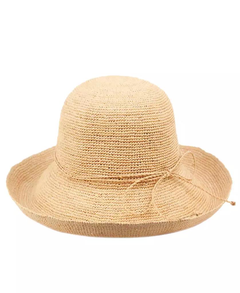 Epoch Hats Company Angela & William Raffia Roll Up Brim Sun Cloche Hat
