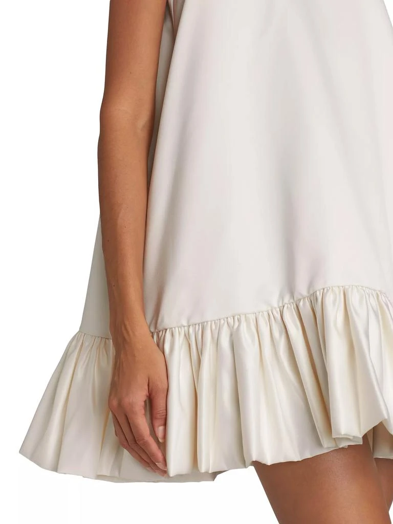 Azeeza Alcott Silk Trapeze Minidress 6