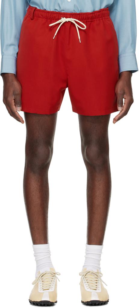 Auralee Wool Max Canvas Shorts Black | END. (US)