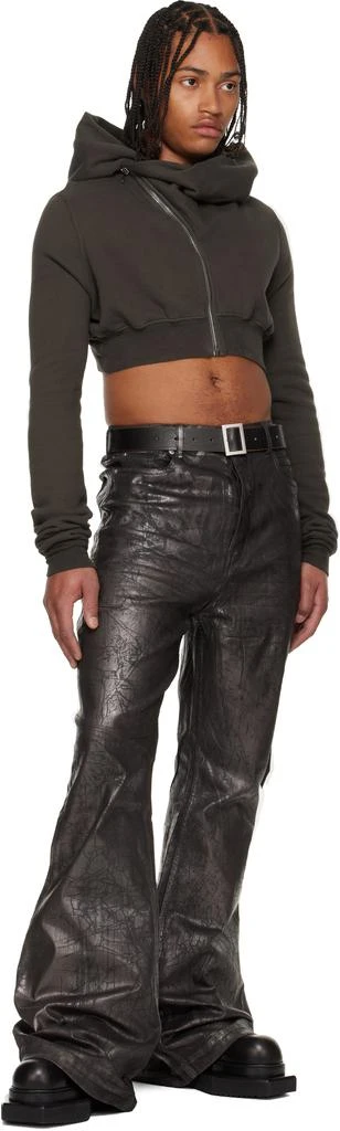 Rick Owens Gray Concordians Micro Mountain Hoodie 4