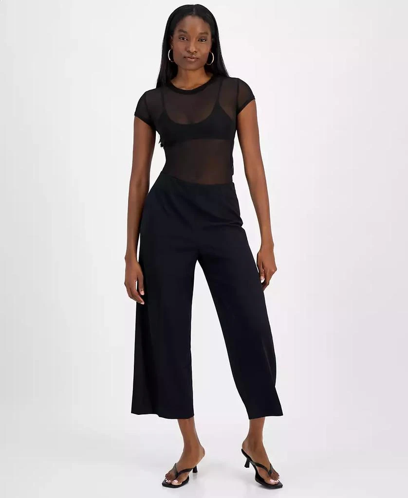 Bar III Women's Pull-On Cropped Pants, Exclusively at Macy's 1