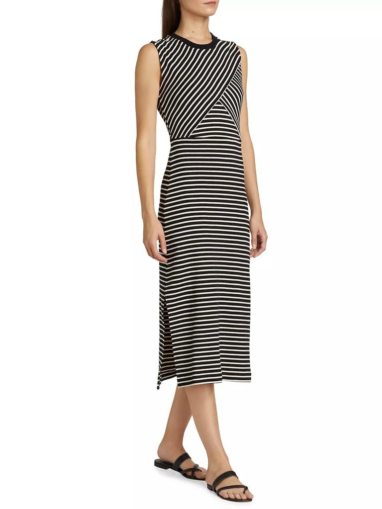 Tanya Taylor Hayden Striped Cotton-Blend Dress 4