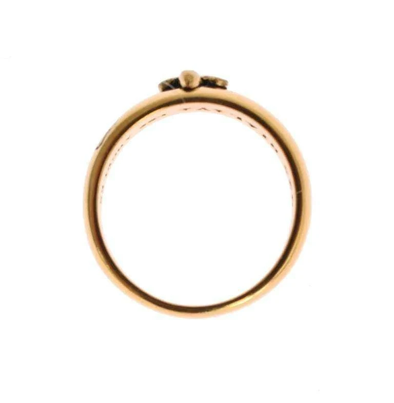 Nialaya Nialaya Gold Plated 925 Silver Ring 5