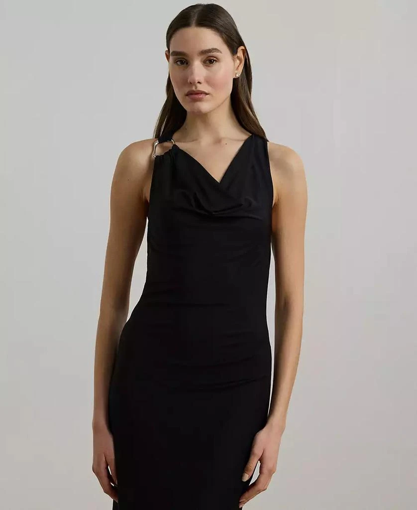 petite jersey midi dress Petite Long Sleeve Soft Silky Jersey Midi Dress, Black – Jolie Moi Retail