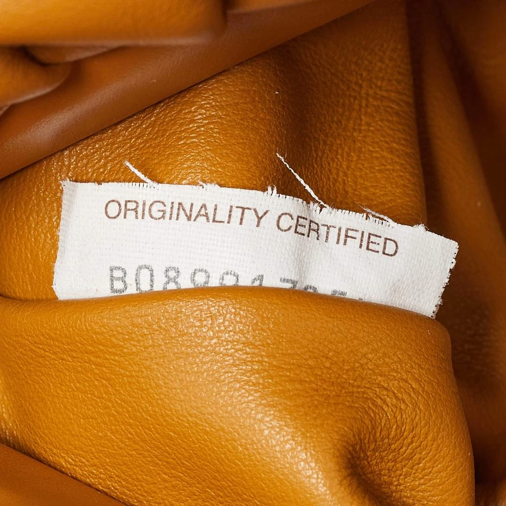 Bottega Veneta Bottega Veneta Mustard Leather Chain Pouch 9