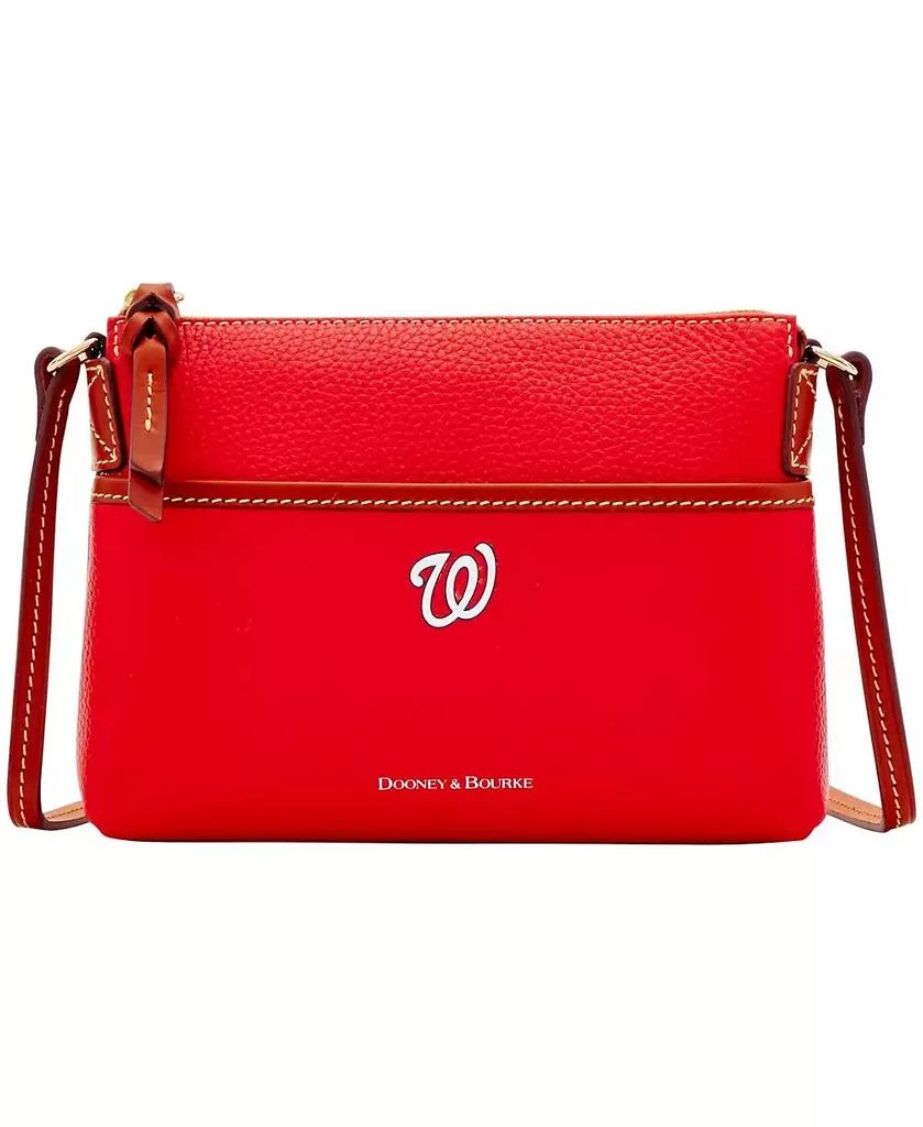 Dooney & Bourke Women's Washington Nationals Pebble Ginger Crossbody 1