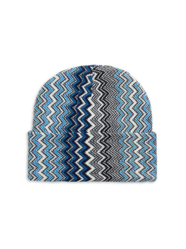 Missoni Zig-Zag Tonal Wool-Blend Beanie 1