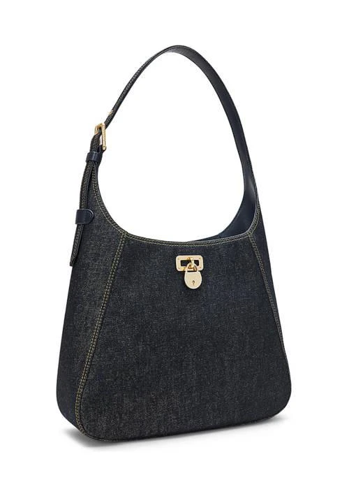 Ralph Lauren Denim Large Tanner Shoulder Bag 3
