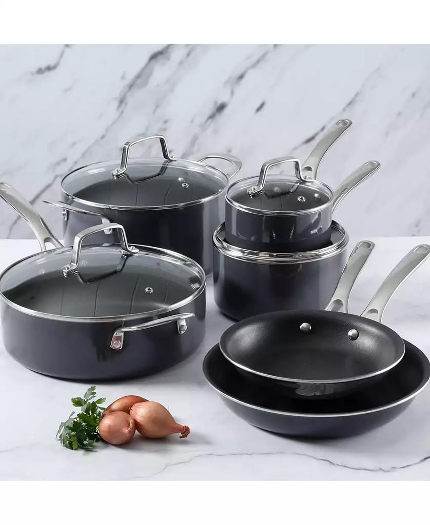Martha Stewart Lockton 10-Pc. Nonstick Aluminum Cookware Set, Exclusively at Macy’s