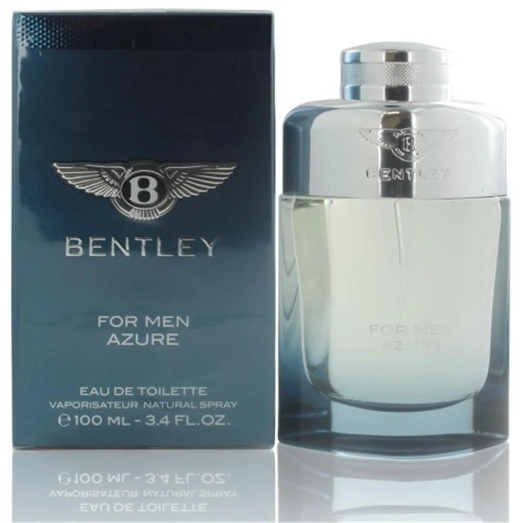 BENTLEY 3.4 oz Mens  Azure Eau De Toilette Spray 1