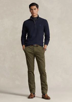Ralph Lauren Ralph Lauren Mesh Knit Cotton Quarter Zip Sweater 4