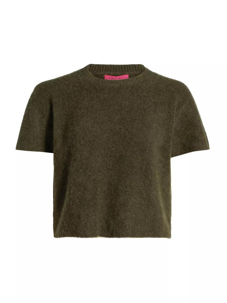 The Elder Statesman Cashmere Knit Short-Sleeve Sweater