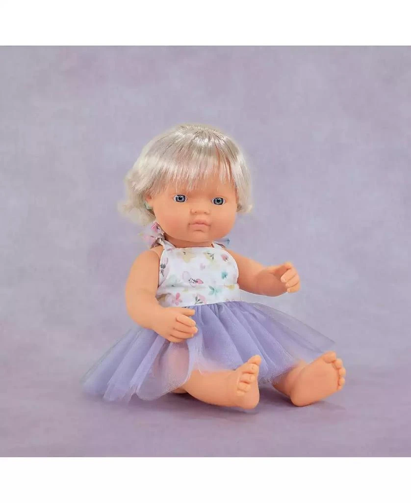 MINILAND My Friends and Me Collection Baby Girl Doll with Blonde Hair and Hearing Implant - 15" 4