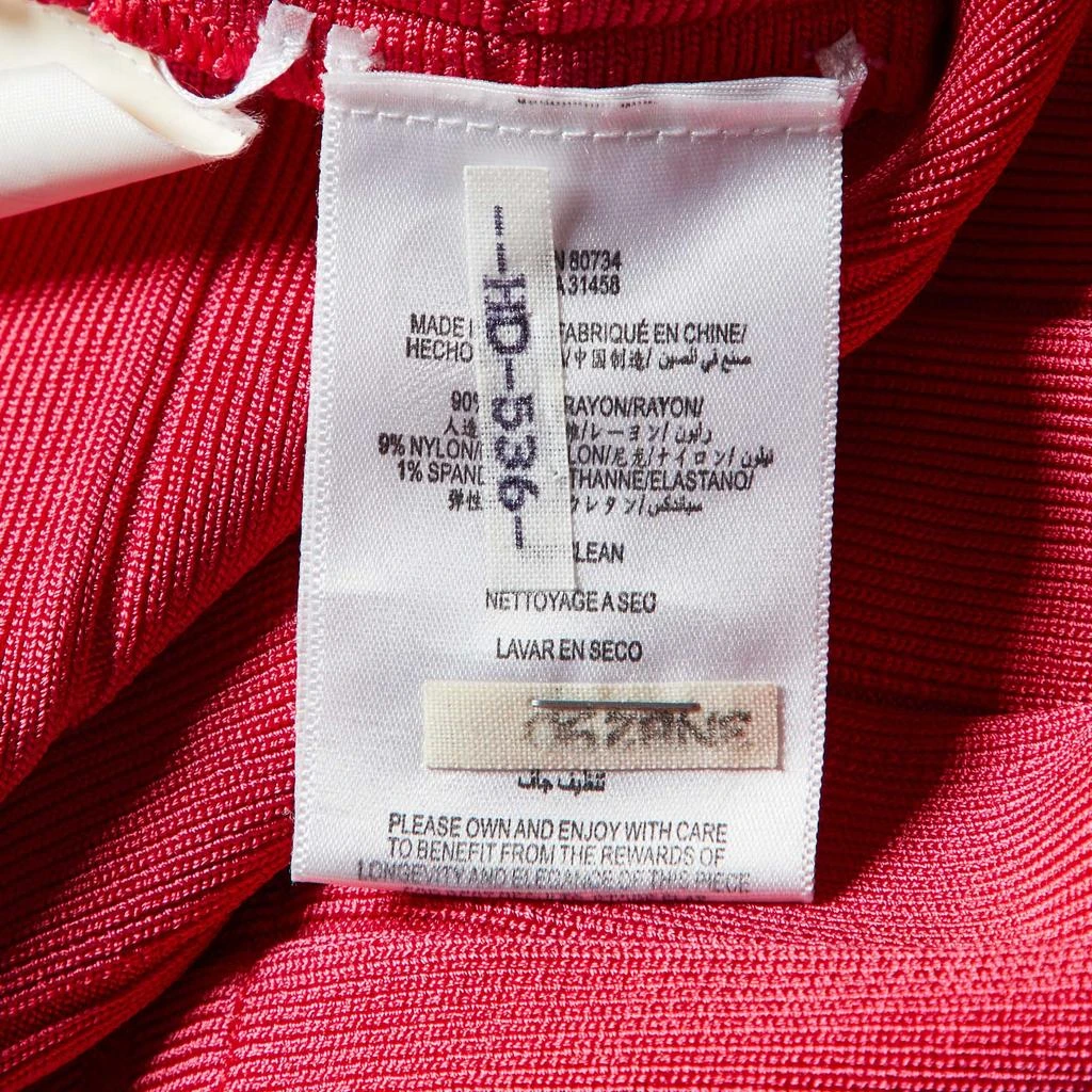 Herve Leger Herve Leger Fuchsia Pink Bandage Jersey Sleeveless Bambi Dress S 5