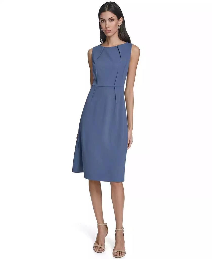 Calvin Klein Women's Sleeveless Seamed Midi Dress 1