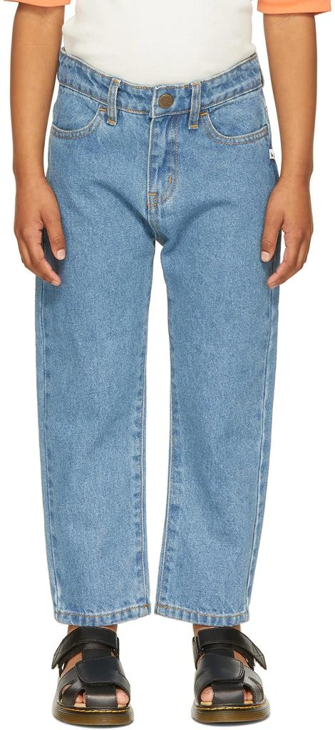 maed for mini Kids Blue Bull Jeans 2