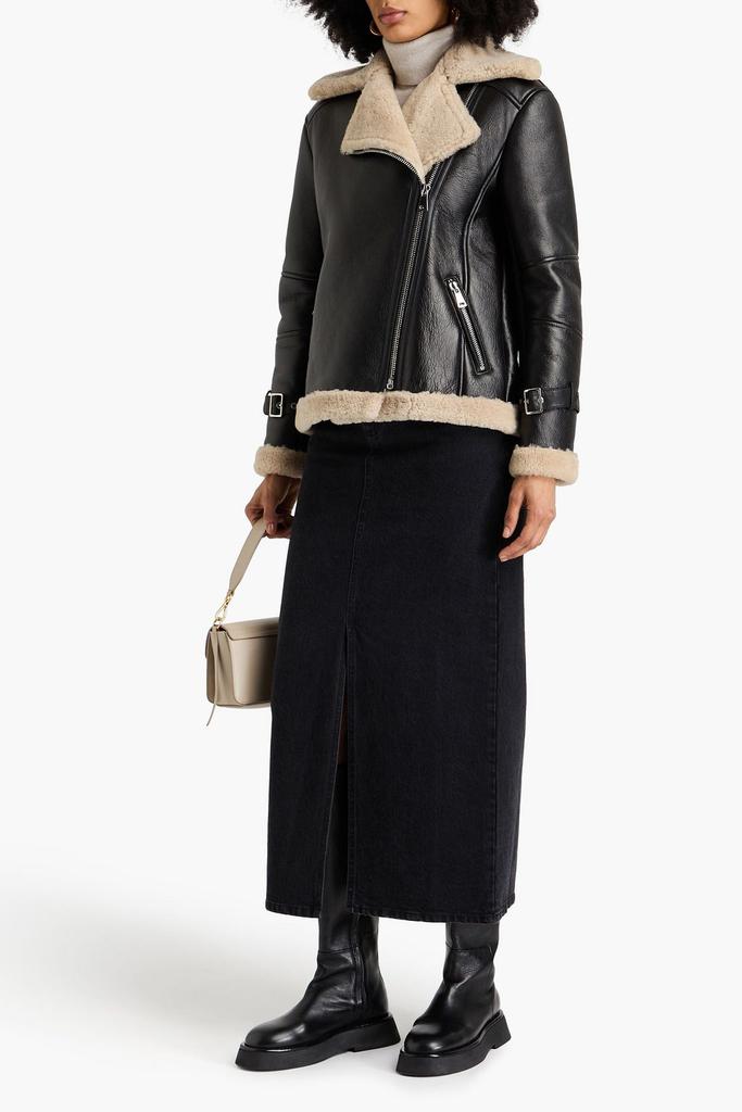 Muubaa Shearling biker jacket