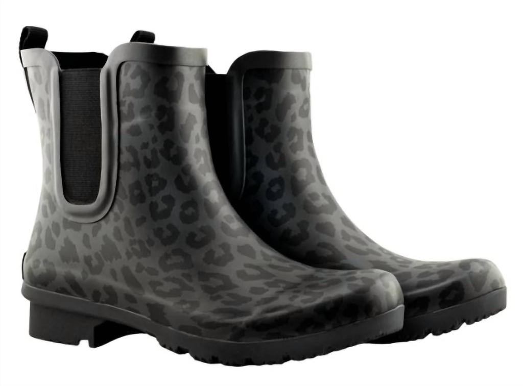 roma Women's Chelsea Rain Boots In Leopard