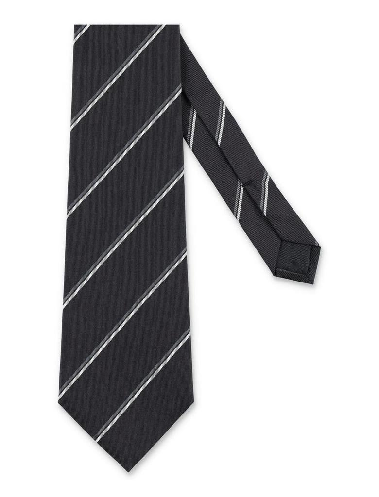 Yves Saint Laurent Saint Laurent Striped Wide Tie
