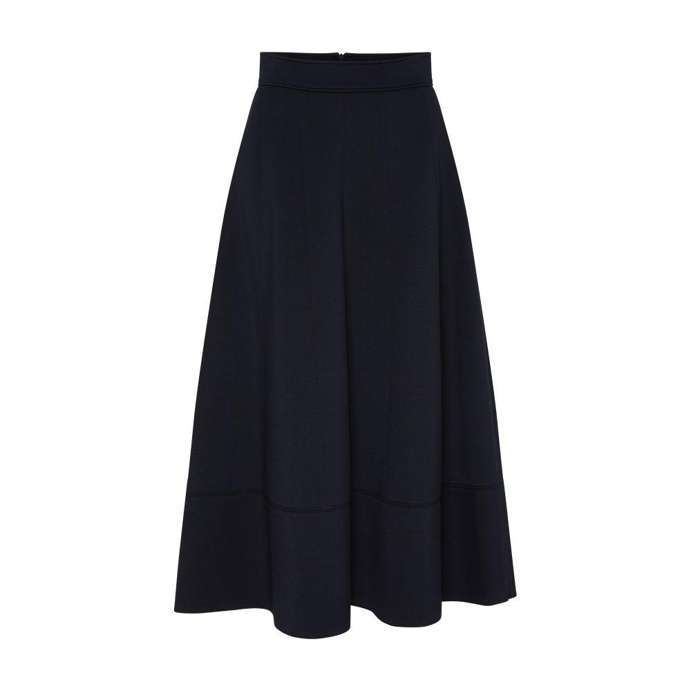MAX MARA Women Mid Skirts SILVACO 002 BLACK ワンピース
