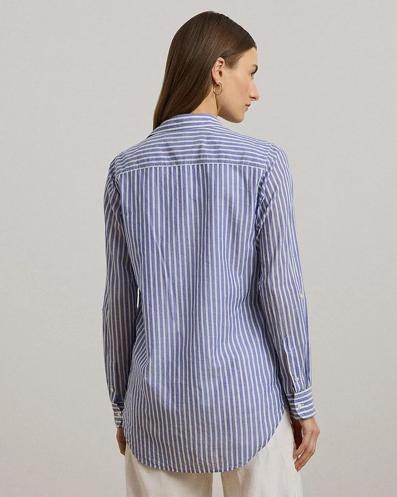 Ralph Lauren Relaxed Fit Voile Roll Tab Sleeve Shirt 3
