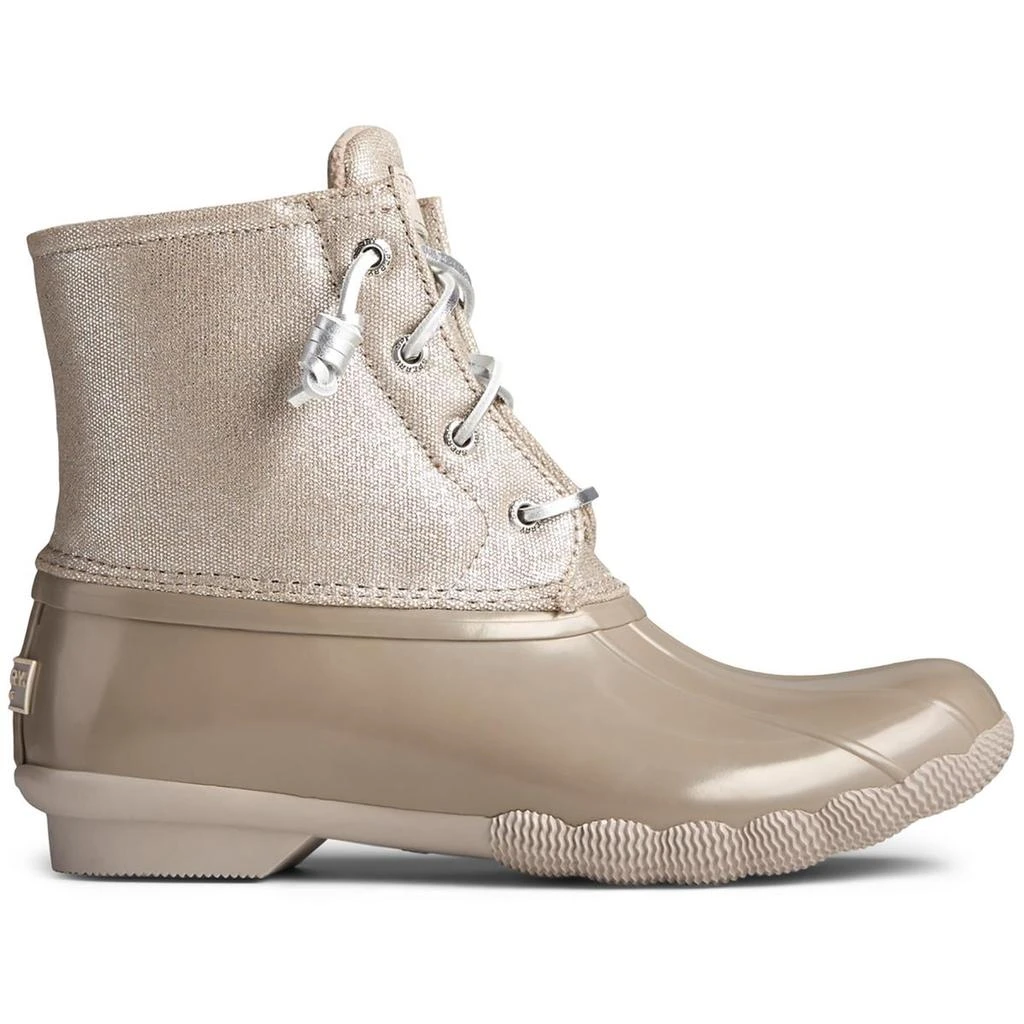 Sperry Saltwater Womens Shimmer Manmade Rain Boots 2
