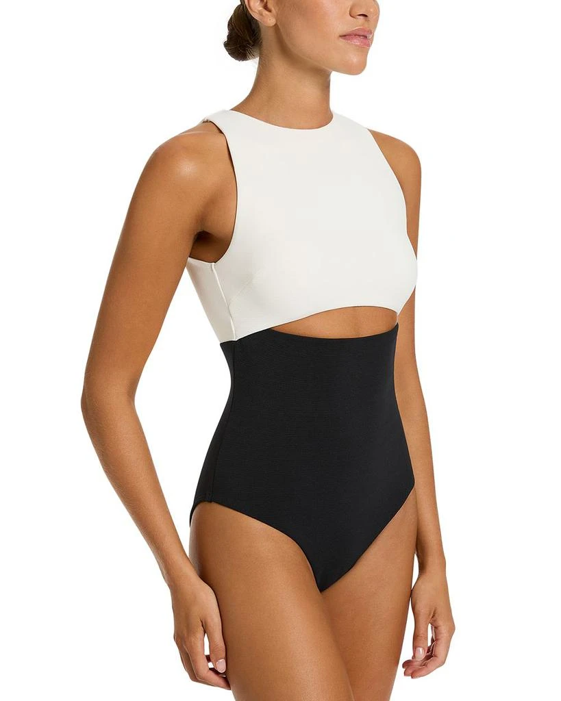 JETS High Neck Cut Out One Piece Swimsuit 6