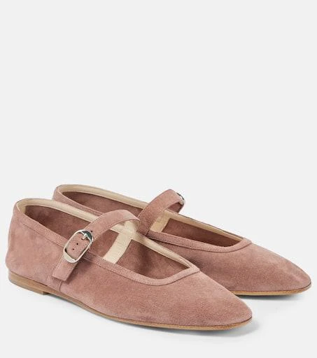 Le Monde beryl Suede Mary Jane flats 1