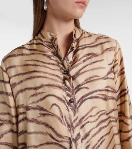 Stella McCartney Printed silk shirt 4