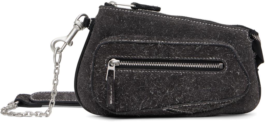 Kiko Kostadinov Black leather Trivia shoulder bag - Shoulder