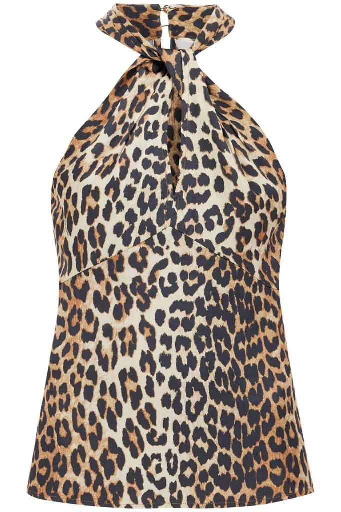 Ganni LEOPARD PRINT TOP 1