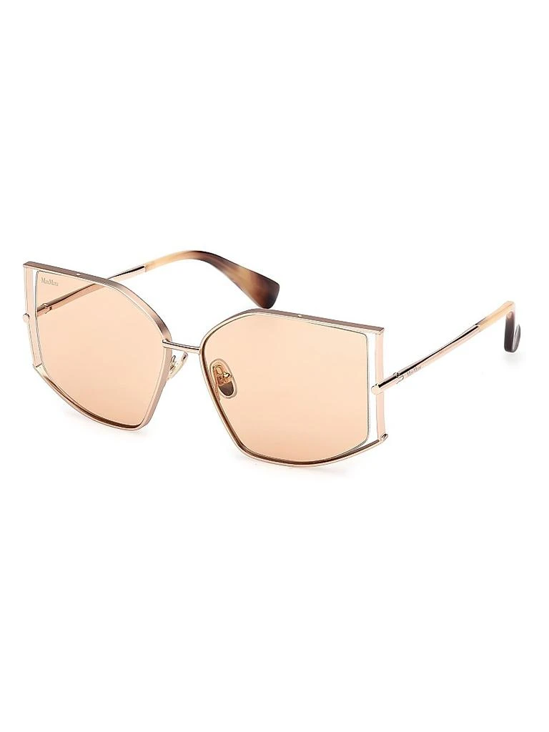 Sport Max (Max Mara) SM0005 Blue Geometric Sunglasses Shop Sport Max SM0005 Geometric Sunglasses on Sale at  main image 3