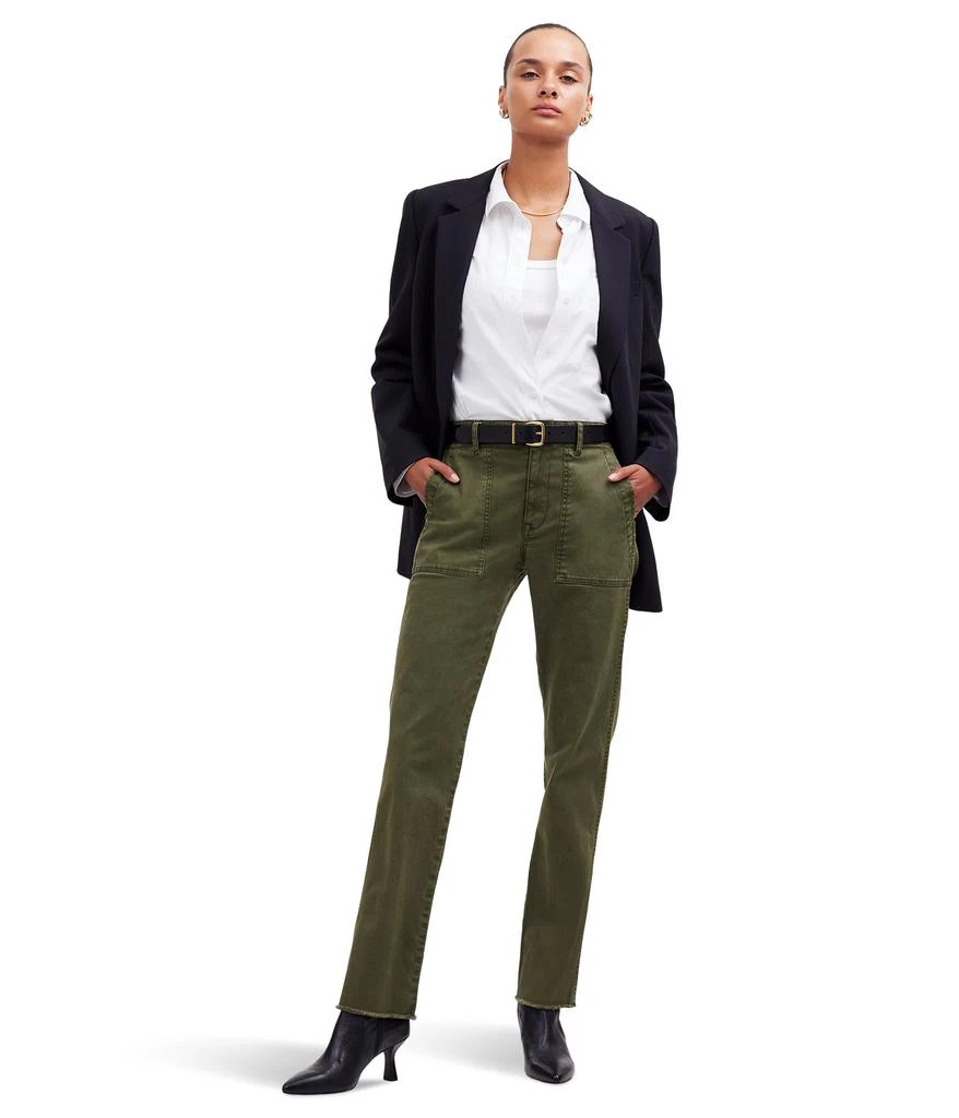 Madewell Midrise Stretch Utility Slim Leg 4