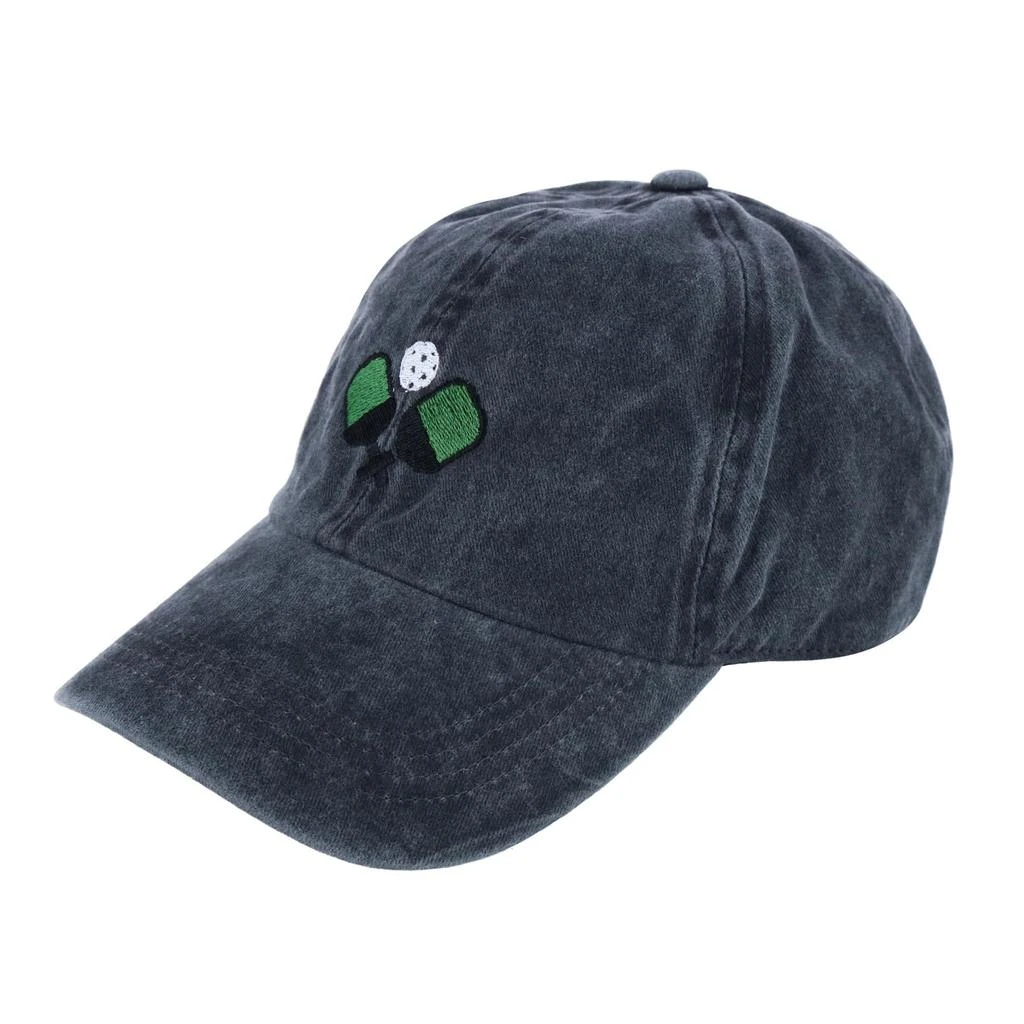 David & Young Women's Embroidered Pickleball Washed Baseball Cap 2