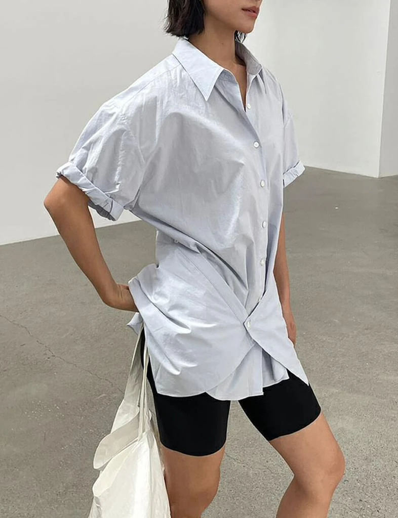 Pixie Market Rolled Sleeve layered Shirt -PREORDER 5
