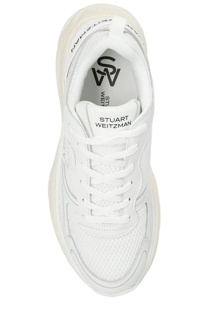 Stuart Weitzman Stuart Weitzman Logo Patch Mesh Trainer Sneakers 4