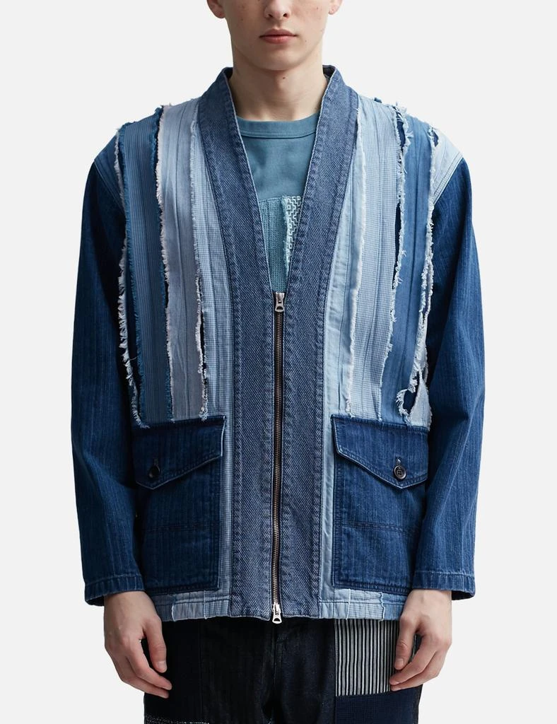 FDMTL 3 Year Wash Obi Haori Jacket 3