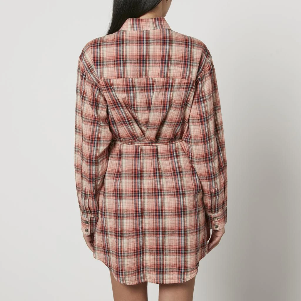 Isabel Marant toile Liliane Cotton and Linen-Blend Shirt Dress  On Sale  Now with Up to 80% Off | Discover Exclusive Deals & Savings at BeyondStyle   Authentic Marant Etoile women|dress|clothing|clothe with