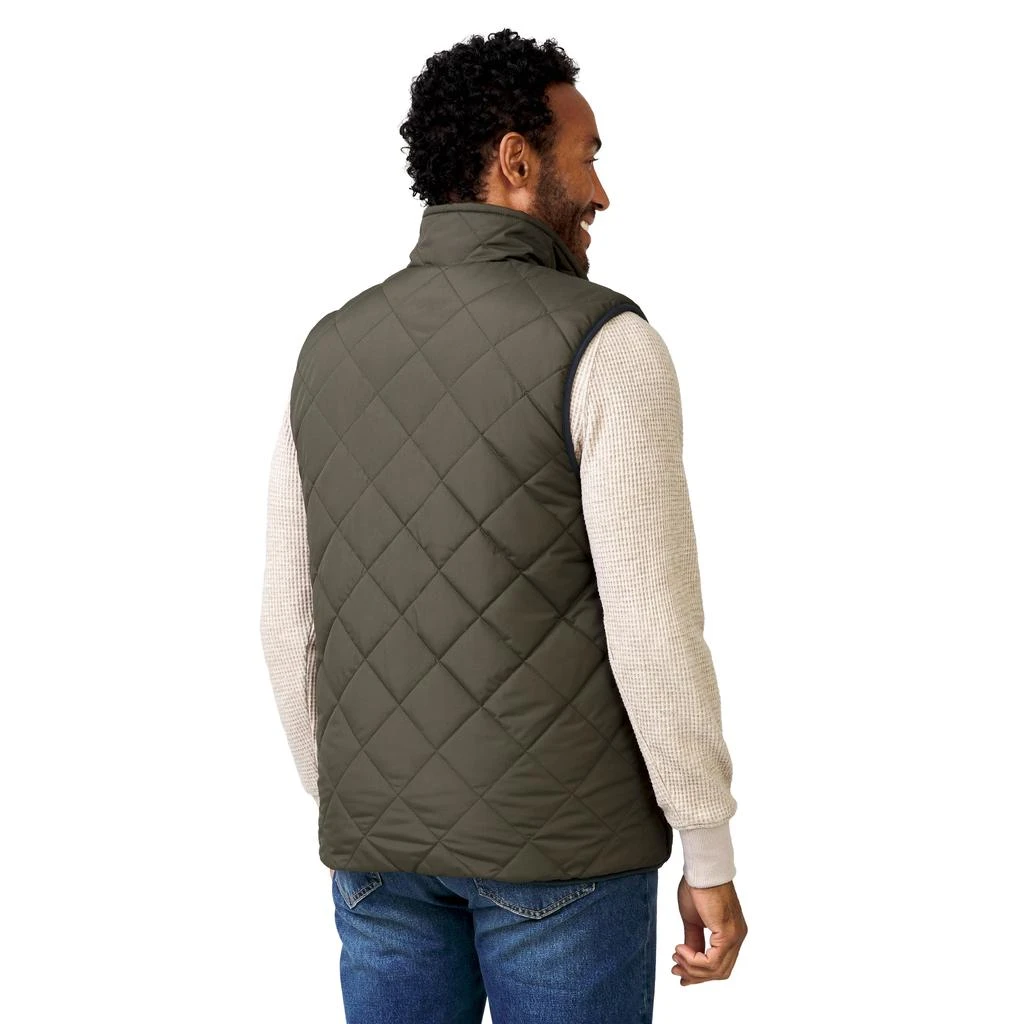 Free Country Men's Atlas Quilted Reversible Sherpa Vest 4