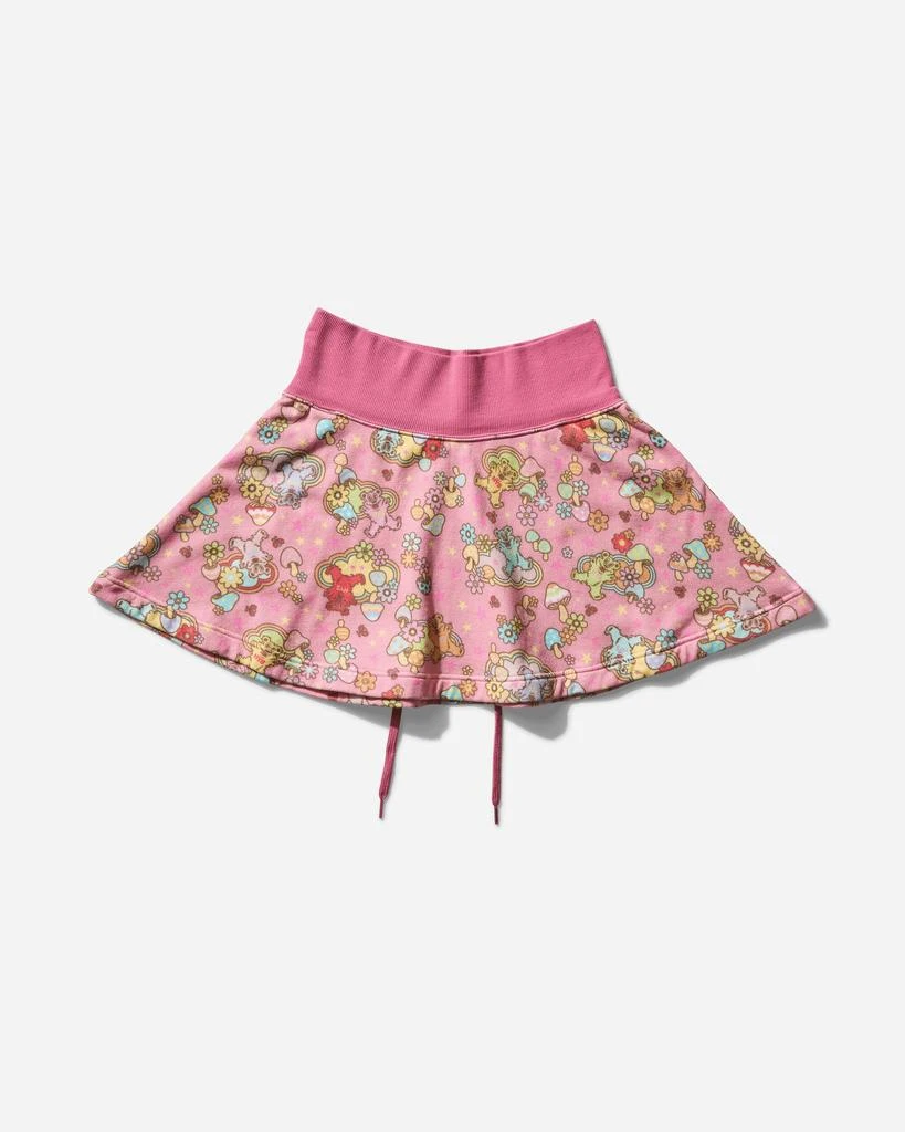 Hysteric Glamour Women's Fire Bear Dream Pattern Skirt Pink 2