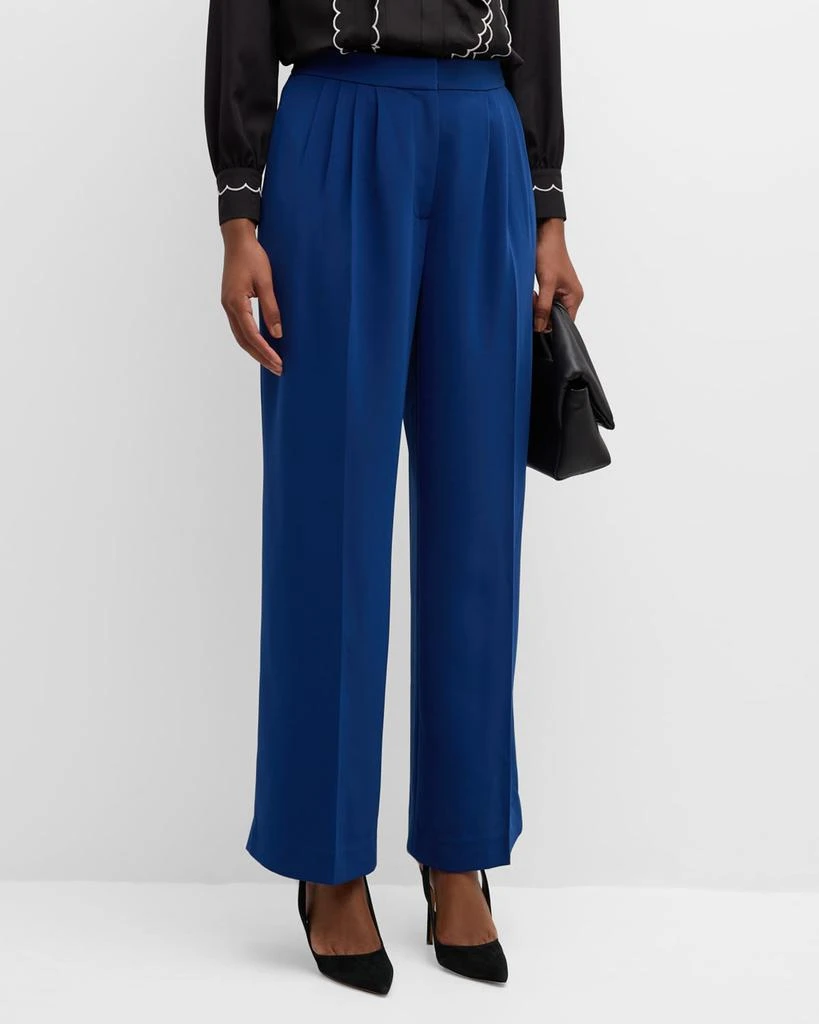 Elie Tahari The Rita Pleated Straight-Leg Pants 2