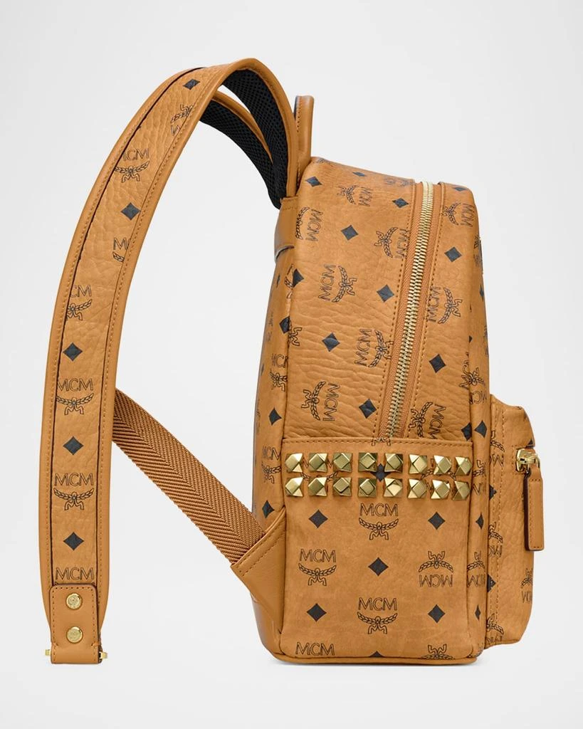 MCM Stark Visetos Small Side-Stud Backpack 4