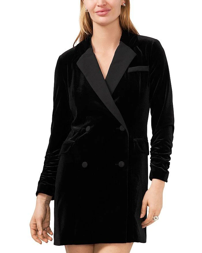 1. State Velvet Blazer Dress 1