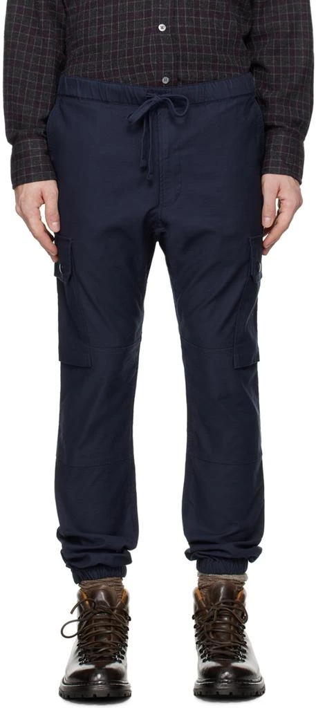 BEAMS PLUS Navy Gym Cargo Pants 1