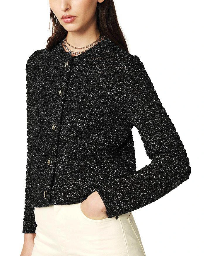 ba&sh Gaston Shimmer Cardigan Sweater 4