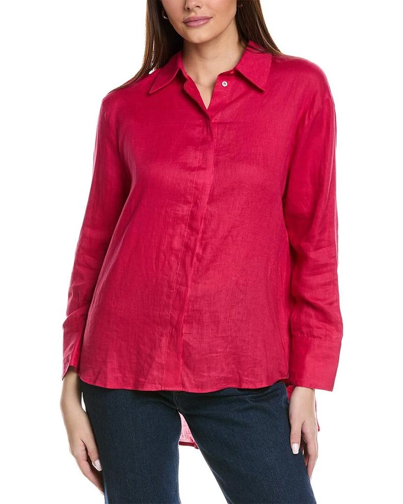 REISS Cammie Oversized Linen Shirt 1