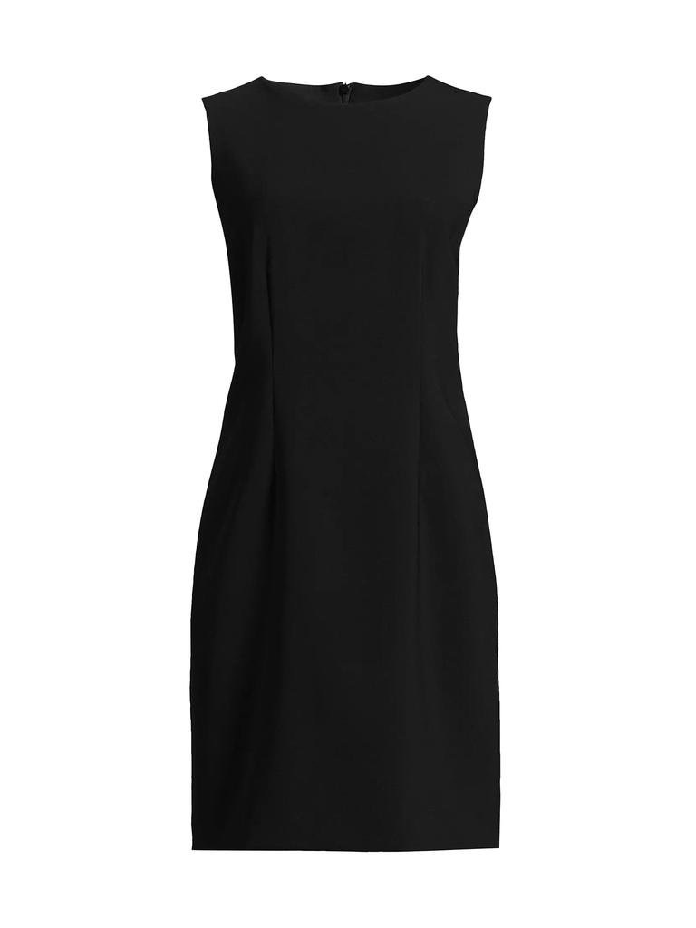 Caroline Rose Double Crepe Sheath Dress