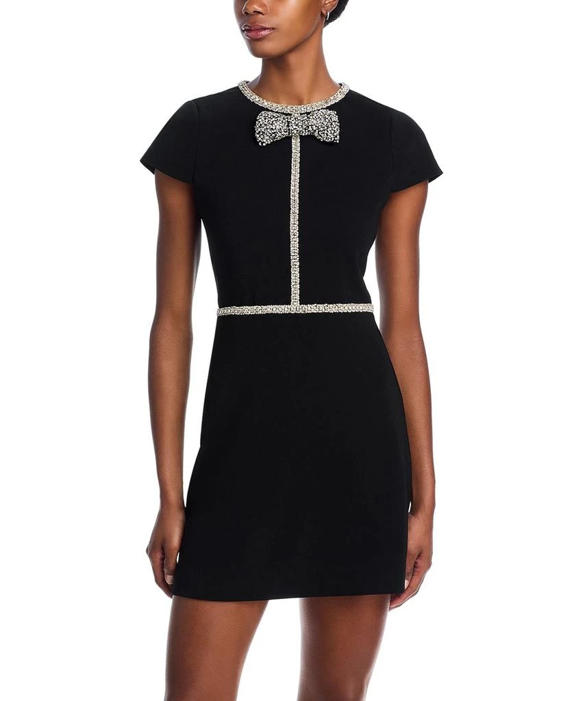 Alice + Olivia Sophie Embellished Cap Sleeve Mini Dress 1